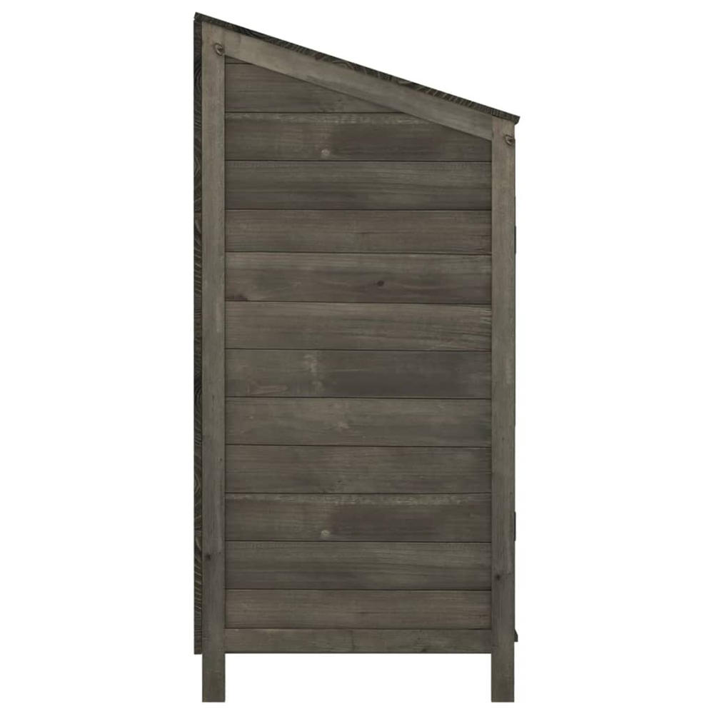 vidaXL Outdoor Storage Shed Garden Shed Wooden Storage Shed Solid Fir Wood