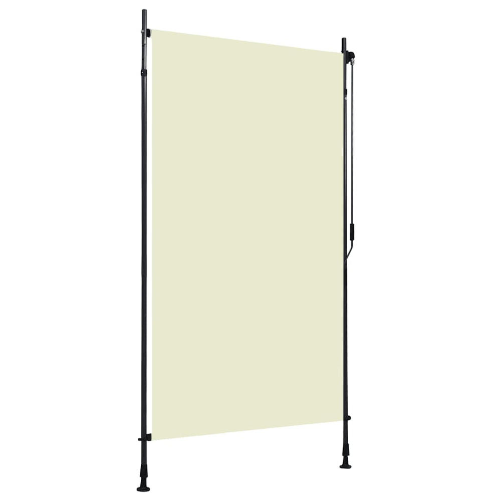 vidaXL Roller Blind Window Shade with Hand Crank Height Adjustable for Office