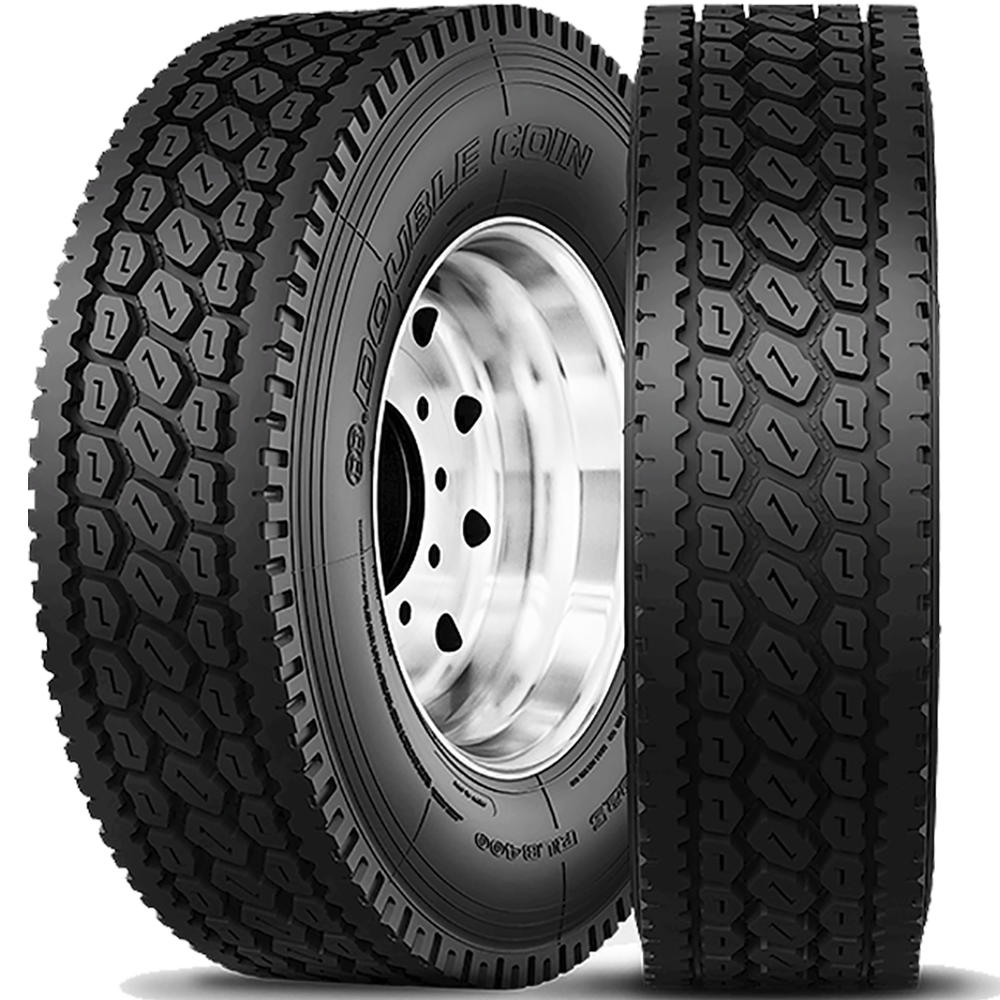Double Coin 4 Tires Double Coin RLB400 295/75R22.5 Load G 14 Ply Drive Commercial