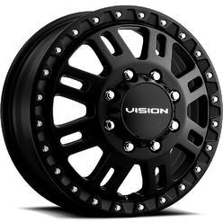 VISION 4 Wheels 16" 408 Manx 2 Front 16x6 8x165.1 Black 115ET 125.2CB (408A6681SBF)