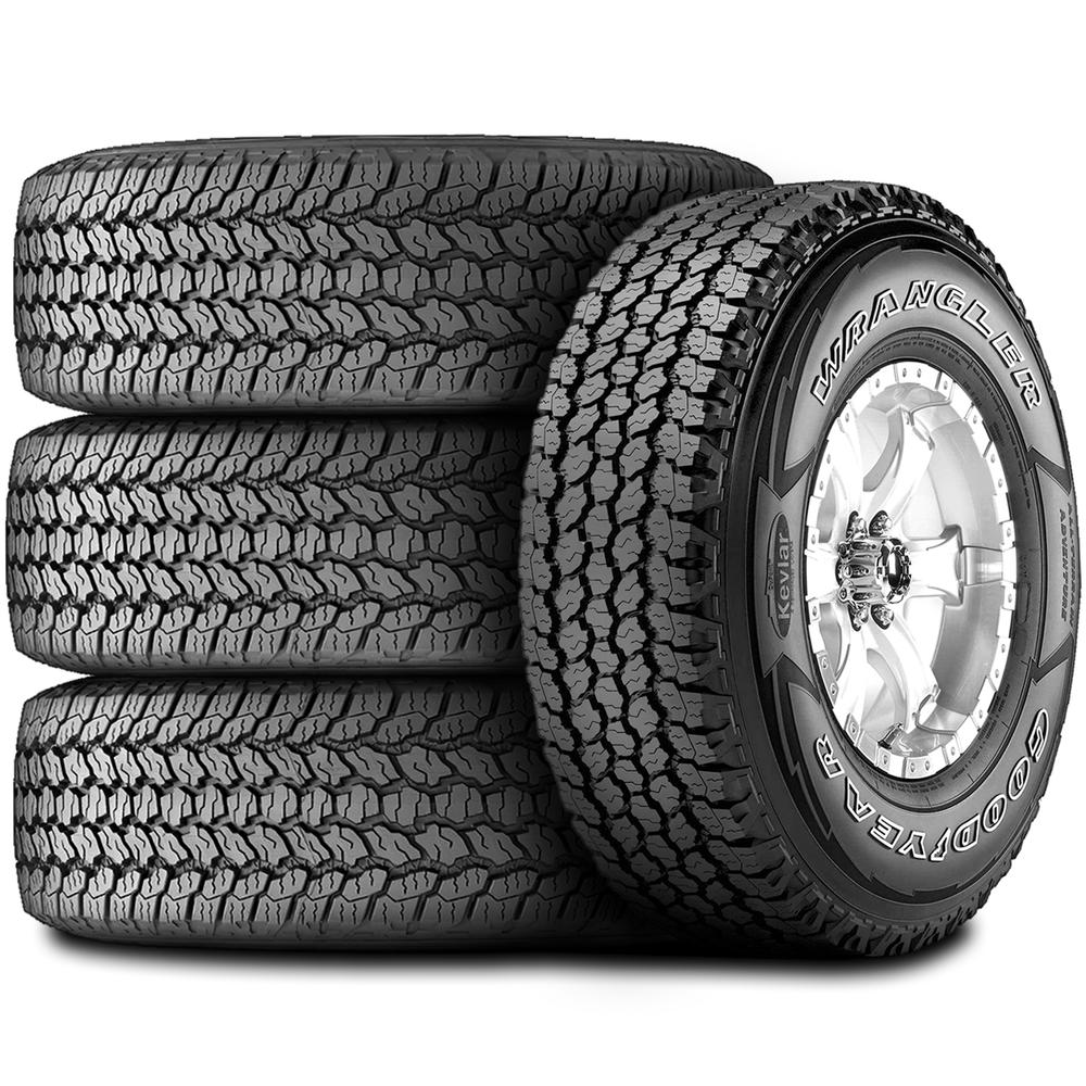 Goodyear 4 Tires Goodyear Wrangler All-Terrain Adventure With Kevlar LT 275/65R18 C 6 Ply