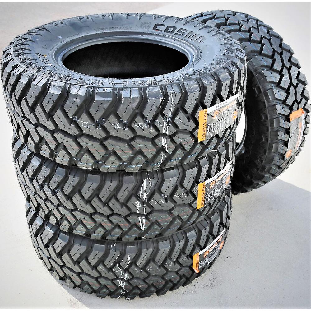 Cosmo 4 Tires Cosmo Mud Kicker LT 35X12.50R20 Load F 12 Ply MT M/T Mud