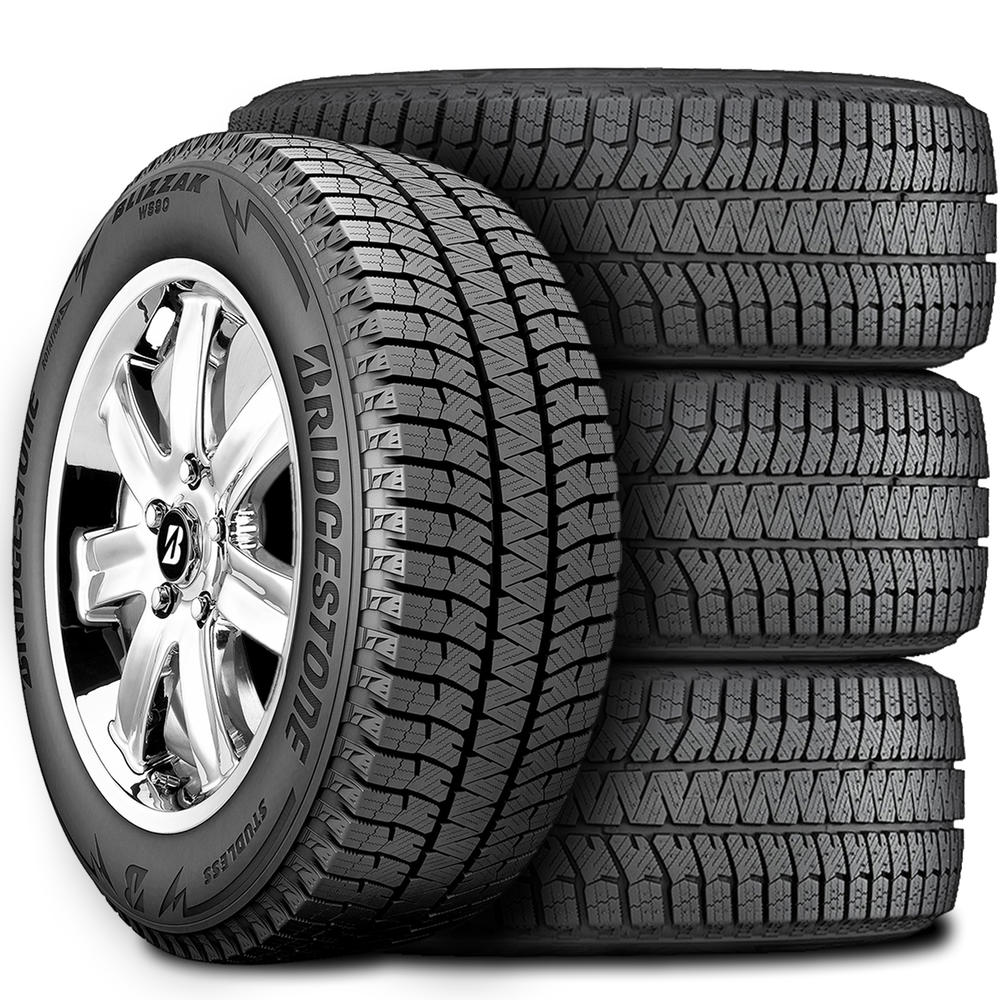Bridgestone 4 Tires Bridgestone Blizzak WS90 215/55R16 97H XL (Studless) Snow Winter