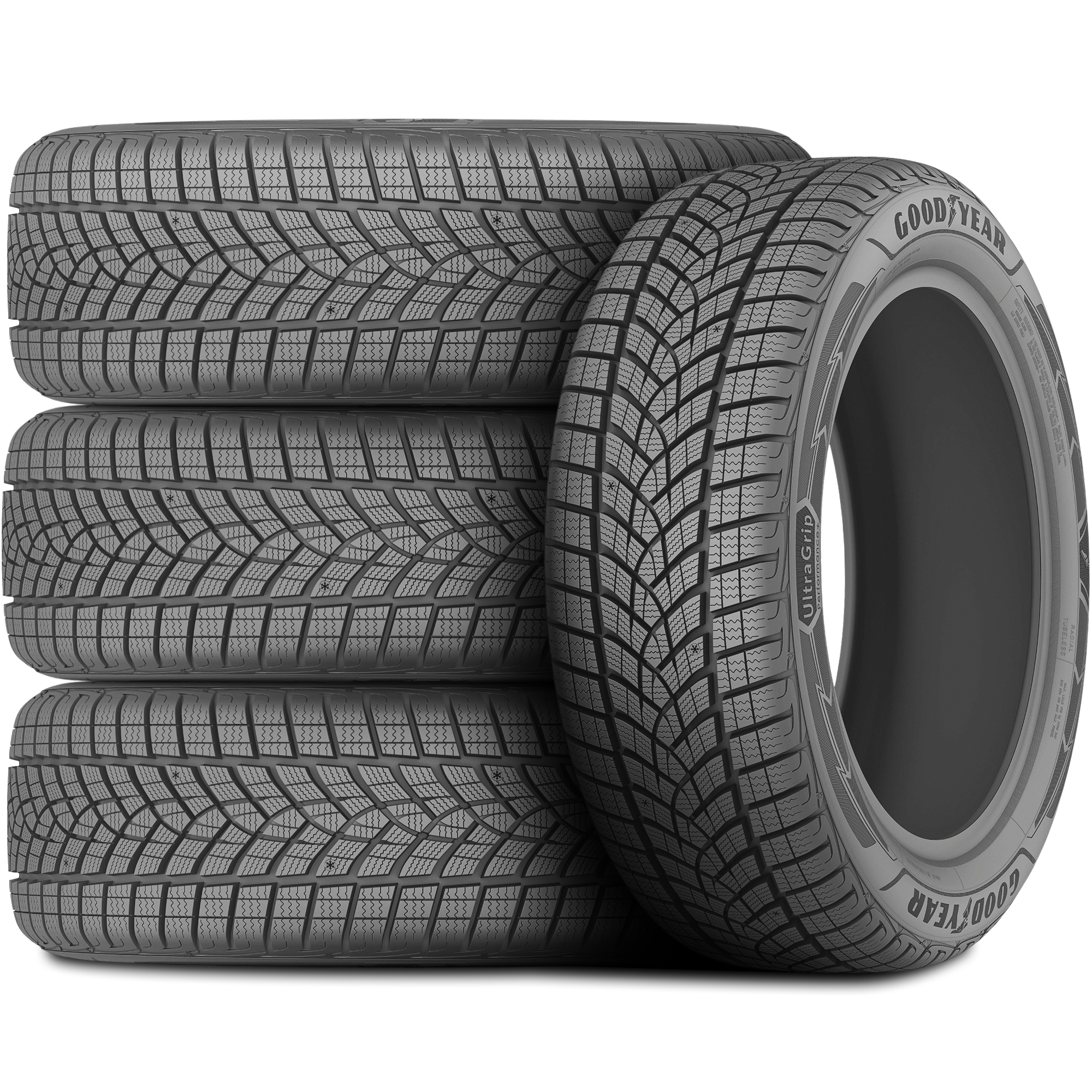 Goodyear 4 Tires Goodyear Ultra Grip Performance + SUV 215/70R16 100T (Studless) Winter