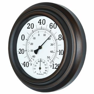 Wihoo 43237 2 8 Indoor Outdoor Thermometer Hygrometer Patio Wall