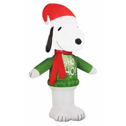 Peanuts 5ft Inflatable Lighted Snoopy Christmas Decoration
