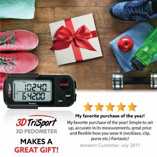 Realalt 3dtrisport Walking 3d Pedometer With Clip And Strap