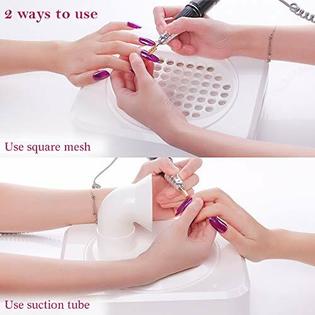 Makartt 60w Nail Dust Collector Professional Nail Extractor Fan Upgrade Nail V