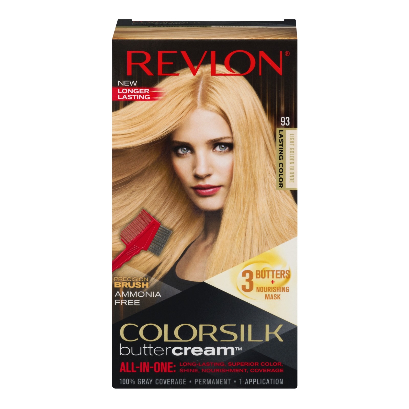 Revlon ColorSilk 93 Light Golden Blonde Hair Color