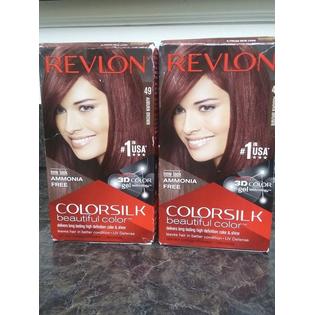 Revlon Colorsilk Hair Color 49 Auburn Brown 3d Gel Technology