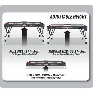 Nhl Air Hockey Table 54 In Powered Store Led Score Adjustable
