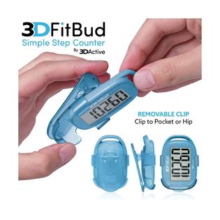 3dactive 3dfitbud Simple Step Counter Walking 3d Pedometer With