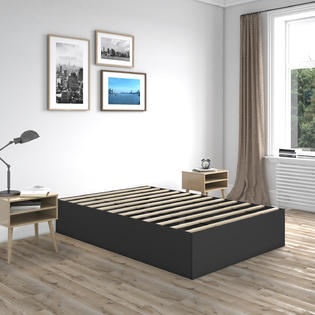 Premier Platform Bed Frame Wood Twin Full Queen King Size Modern Bedroom Marco De Cama Premier Platform Bed Frame Wood Twin, Premier Platform Bed Frame King