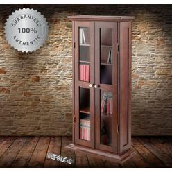 Winsome Alps Tall Cabinet With Glass Door And Drawer