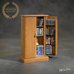 Dvd Media Cabinet With Lock