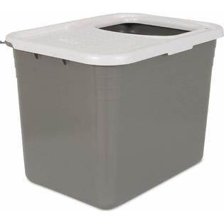 Petmate Cat Litter Box Furniture Top Entry Large Box Covered For