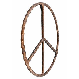 Old River Outdoors Metal Peace Sign Wall Decor Art 12 Rustic