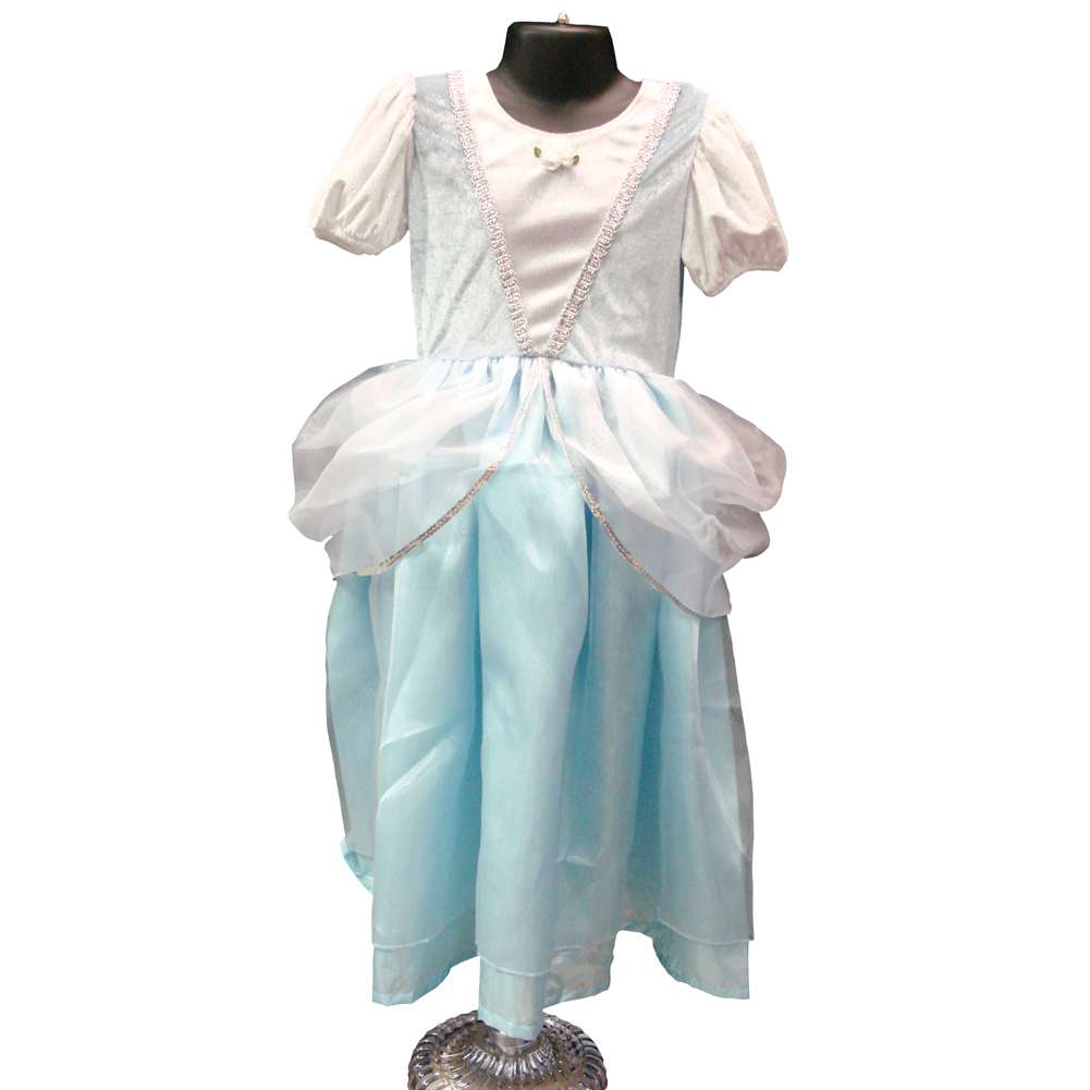 GEORGE & JIMMY Girls Deluxe Cinderella Quality Dress Up Costume Medium