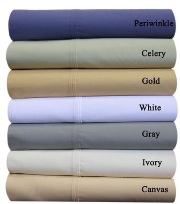 GEORGE & JIMMY Percale sheet sets King size (White)