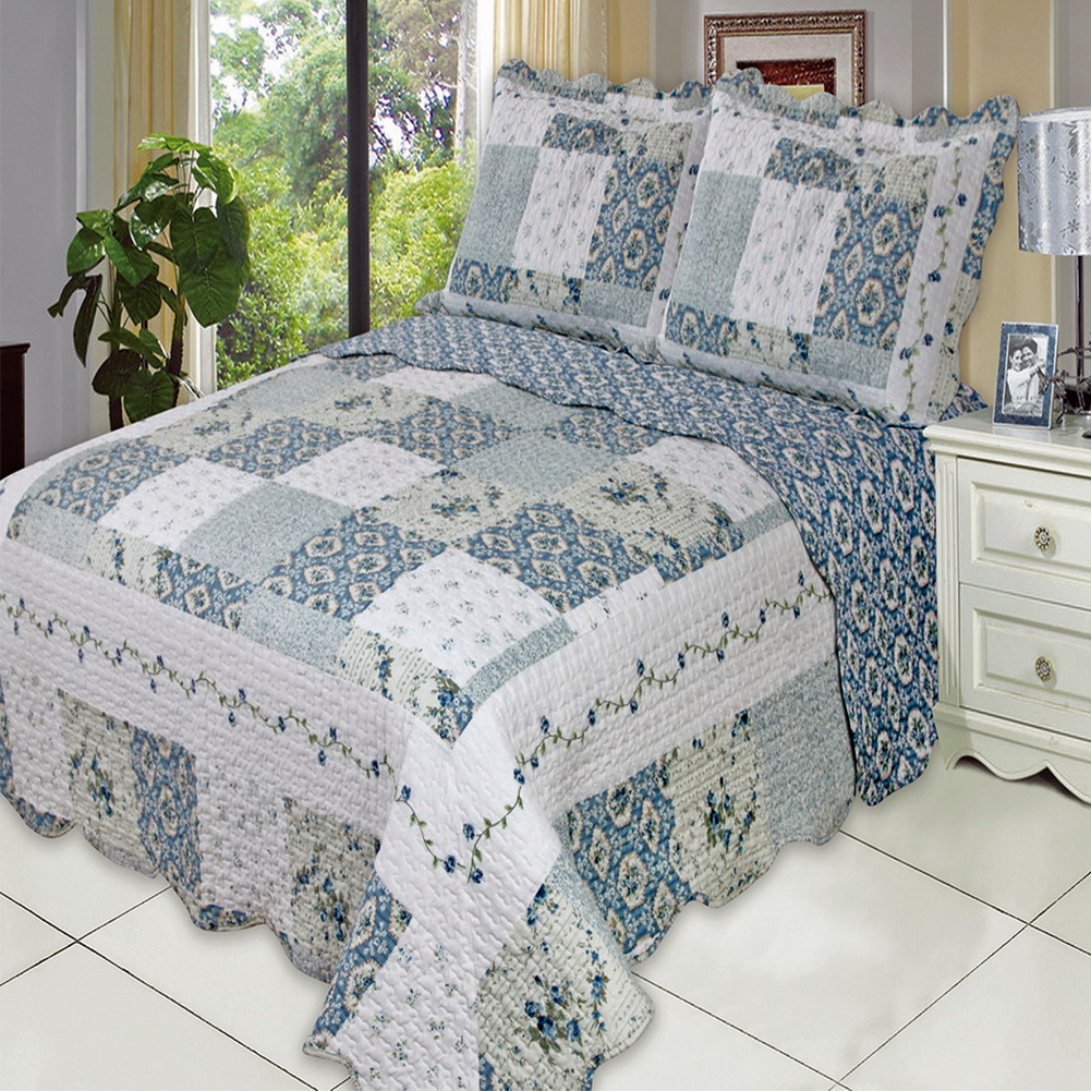 GEORGE & JIMMY Brea Oversize Coverlet Set Full/Queen Size 3PC