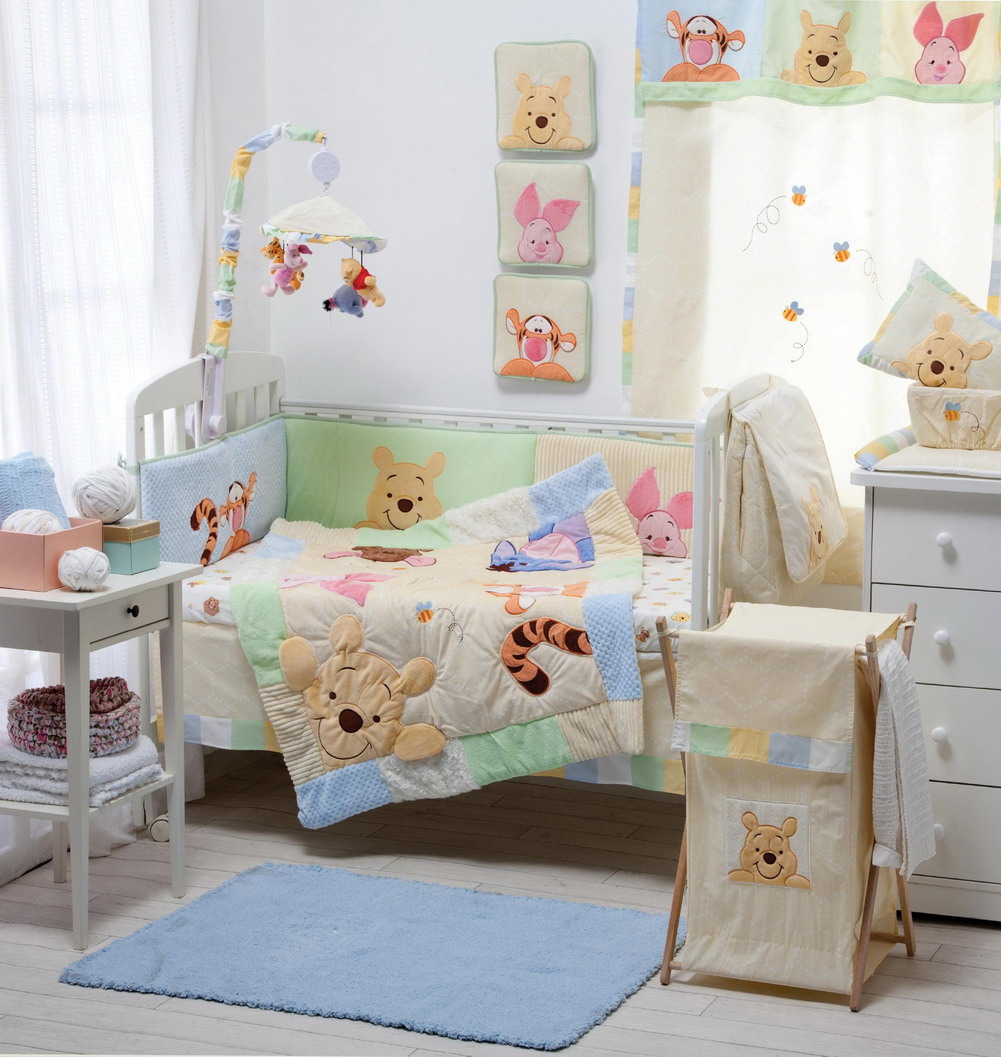George Jimmy Hiding Pooh 4 Pc Crib Bedding Set Crib Bedding Collection Bumper