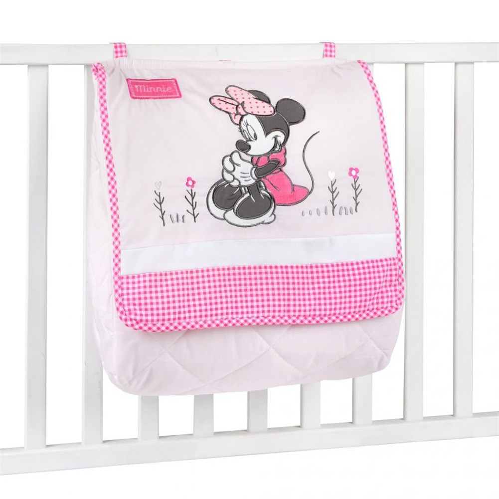 George Jimmy Disney Baby Minnie Mouse Flower 4 Piece Crib Bedding Set Bumper
