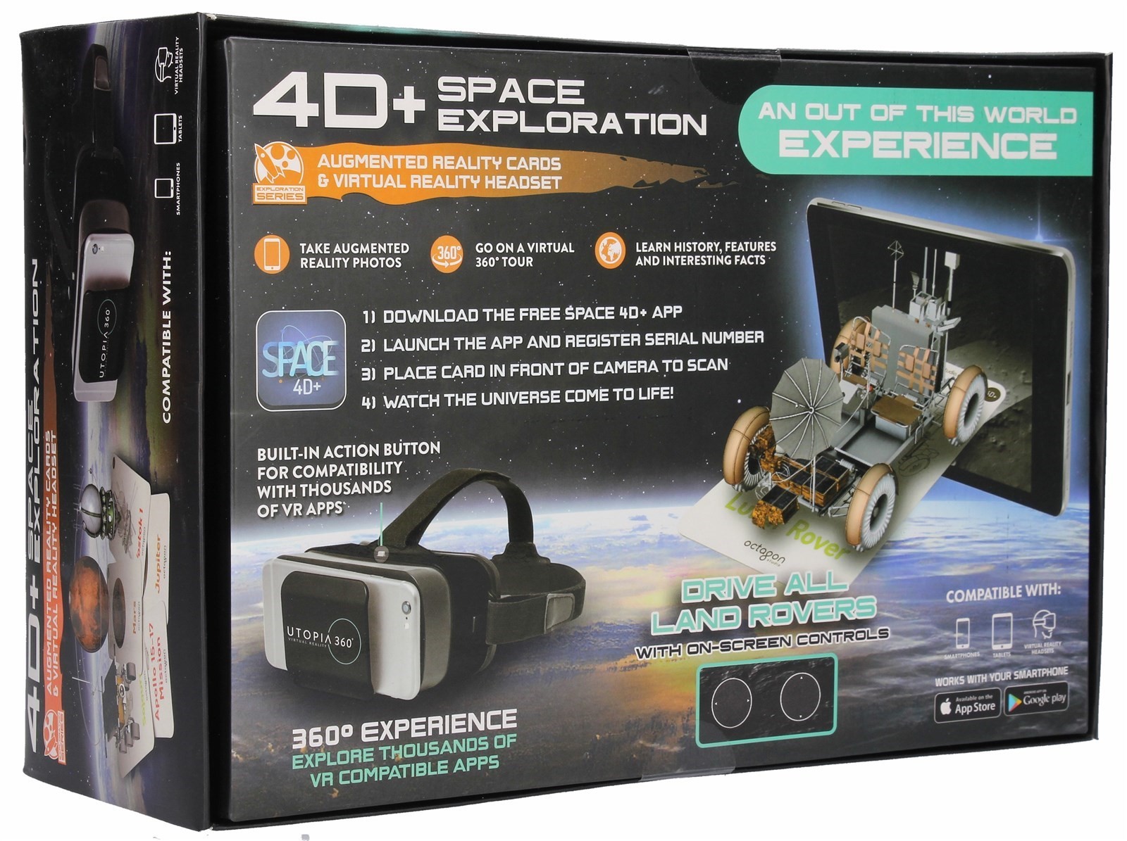 Emerge Technologies Inc Etvrarspac 4d Space Exploration Augmented Reality Cards Utopia 360 Vr Headset