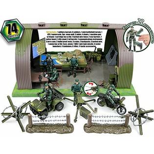 Click N Play Click N Play Mega Military Army Base Barrack Command Center Play Set With 74pcs Click N Play Click N Play Mega Military Army Base Barrack Command Center Play Set With 74pcs