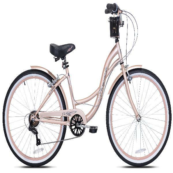 Kent Bicycles Kent 26 Bayside Cruiser Women S Bike Rose Gold