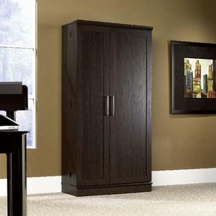 Sauder Kitchen Cabinet Food Pantry Storage Wooden Shelf Cupboard
