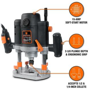 WEN Variable Speed Plunge Wood Working Corded Router Kit WEN Variable Speed Plunge Wood Working Corded Router Kit