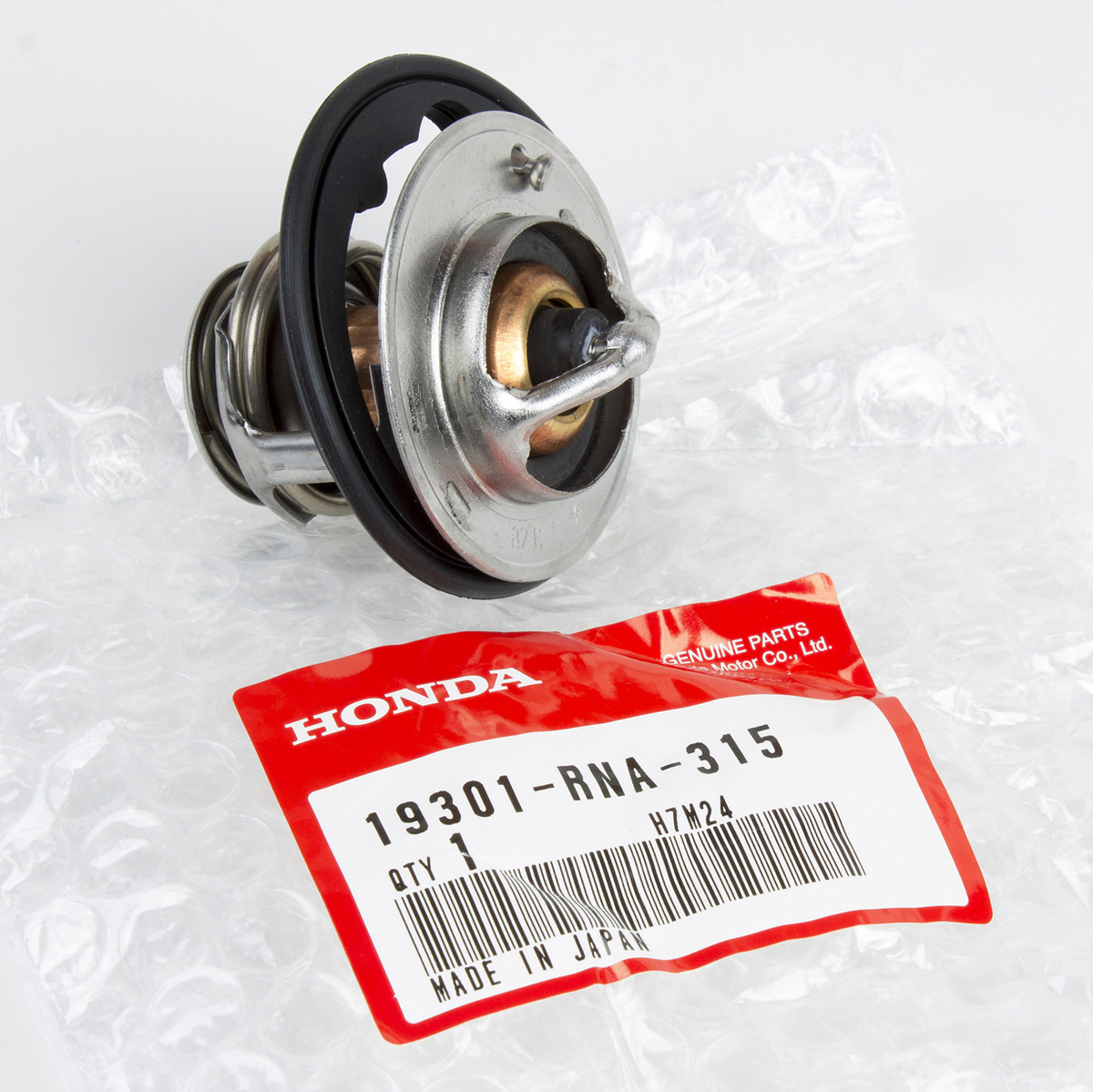 Honda Genuine OEM Honda Civic Thermostat w/ Gasket 2007-15 EXC Si & Hy / 19301-RNA-315