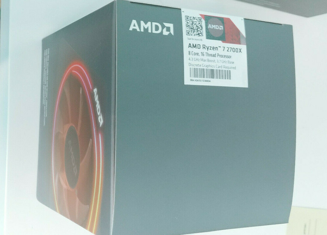 Amd Ryzen 7 2700x Processor With Wraith Prism Led Cooler Yd270xbgafbox