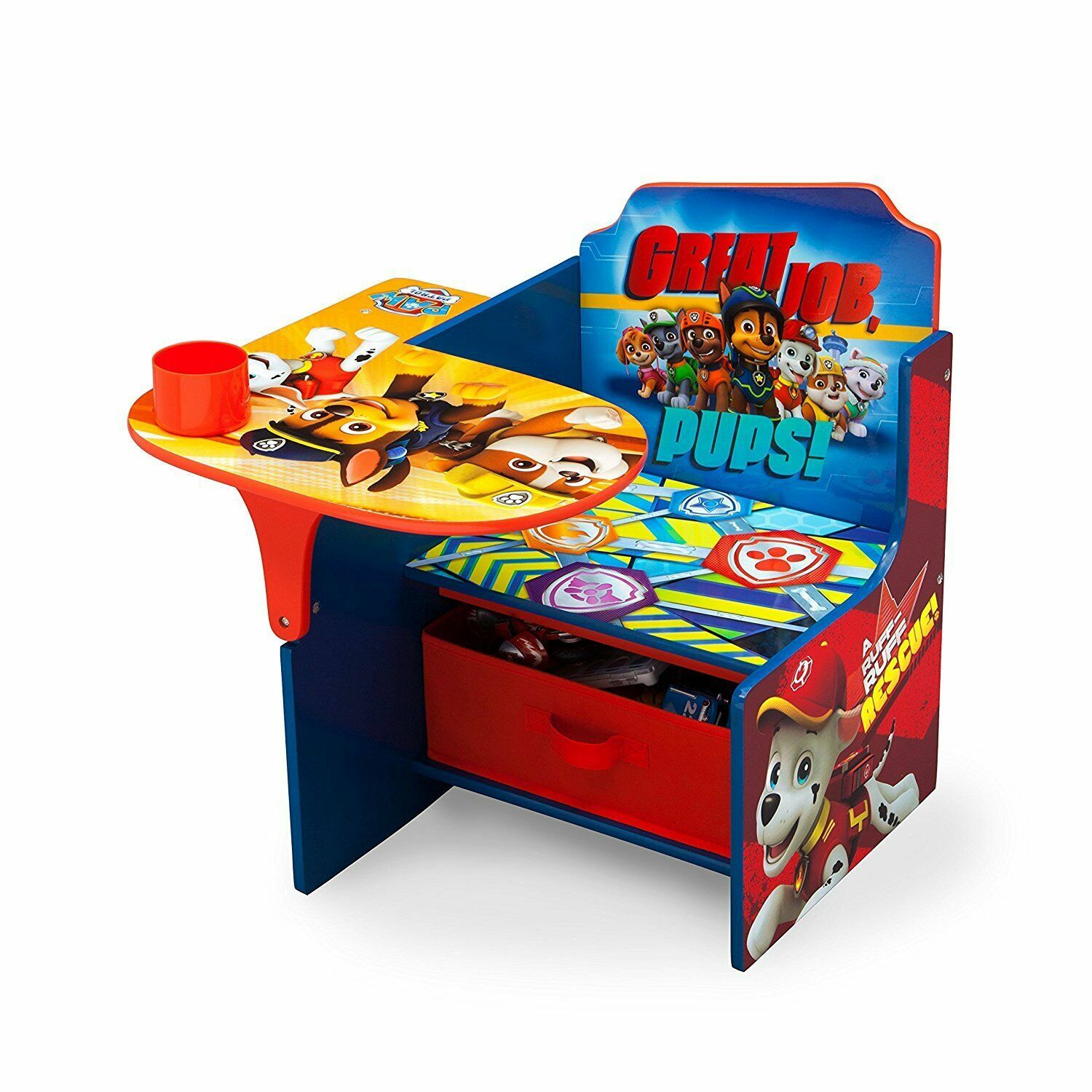 Nick Jr Chair Desk W Storage Bin Kids Children Toddler Arts