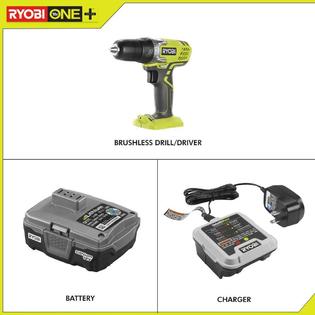 Ryobi 12 Volt Lithium Ion Cordless 3 8 In Drill Kit With Battery Charger And 4 Piec