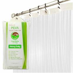 Heavy Weight Shower Curtain Liner With Suction Cups