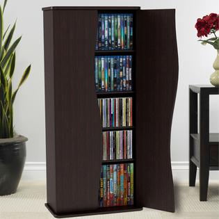 Atlantic Media Storage Cabinet Game Dvd Movie Tower Stable