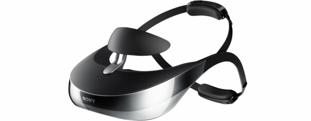 Sony Wireless Head Mounted Display Personal 3d Viewer Hmz T3w Glasses Japan New