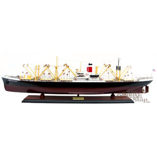 Quality Model Ship Ss American Scout C 2 Cargo Ship 35 Handmade Wooden Cargo Ship Model New
