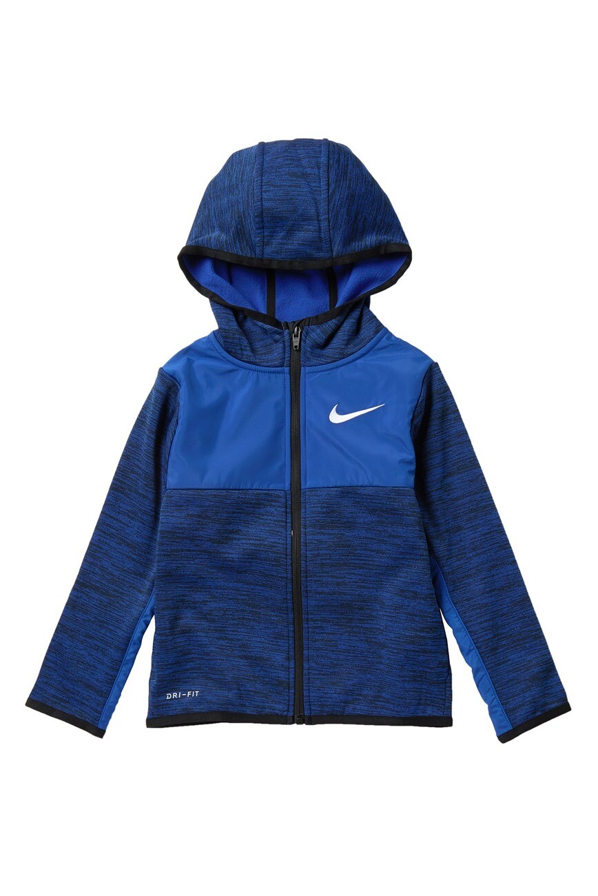 Nwt Nike Boy S Winterized Therma Full Zip Hoodie Sweater Msrp 50