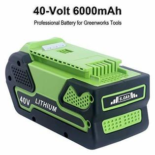Biswaye 29472 Replacement 6 0ah 40v Lithium Battery For Greenworks 40v G Max