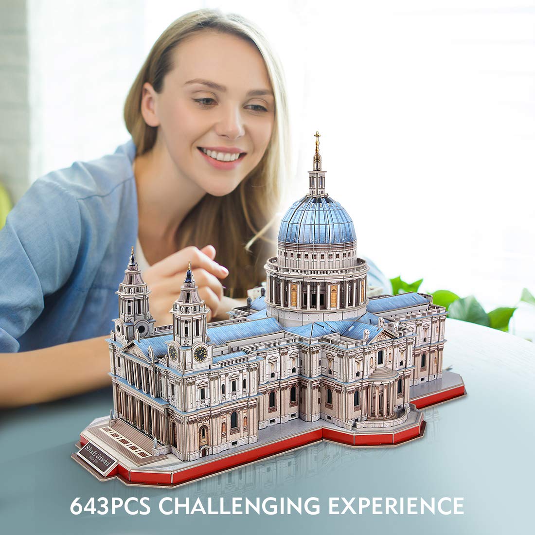 Cubicfun Cubicfun 3d Puzzles Moveable Architecture Model Large Saint Paul S Cathedral Puzzles For Adults Children Building Model Kits