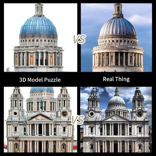 Cubicfun Cubicfun 3d Puzzles Moveable Architecture Model Large Saint Paul S Cathedral Puzzles For Adults Children Building Model Kits