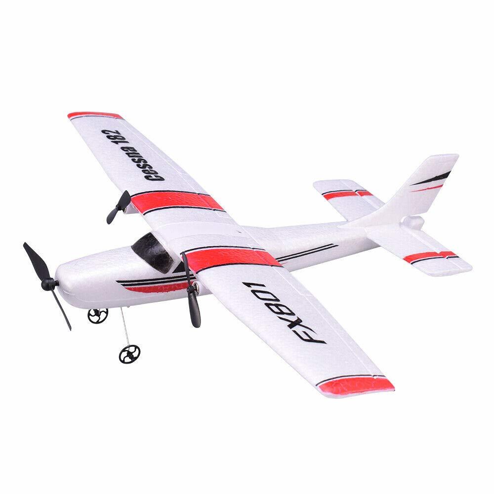 Sding Remote Control Airplane, 2.4Ghz 2 Channel RC Plane Ready to Fly,DIY RC Airplane Toy Durable EPP Foam Built-in 3-Axis Gyro