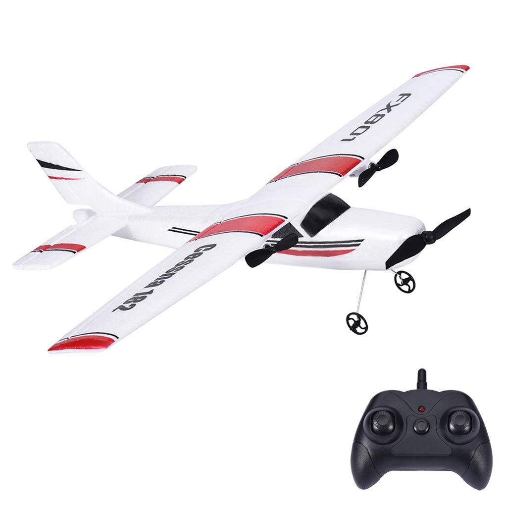 Sding remote control airplane, 2.4ghz 2 channel rc plane ready to fly,diy rc airplane toy durable epp foam built-in 3-axis gyro syste
