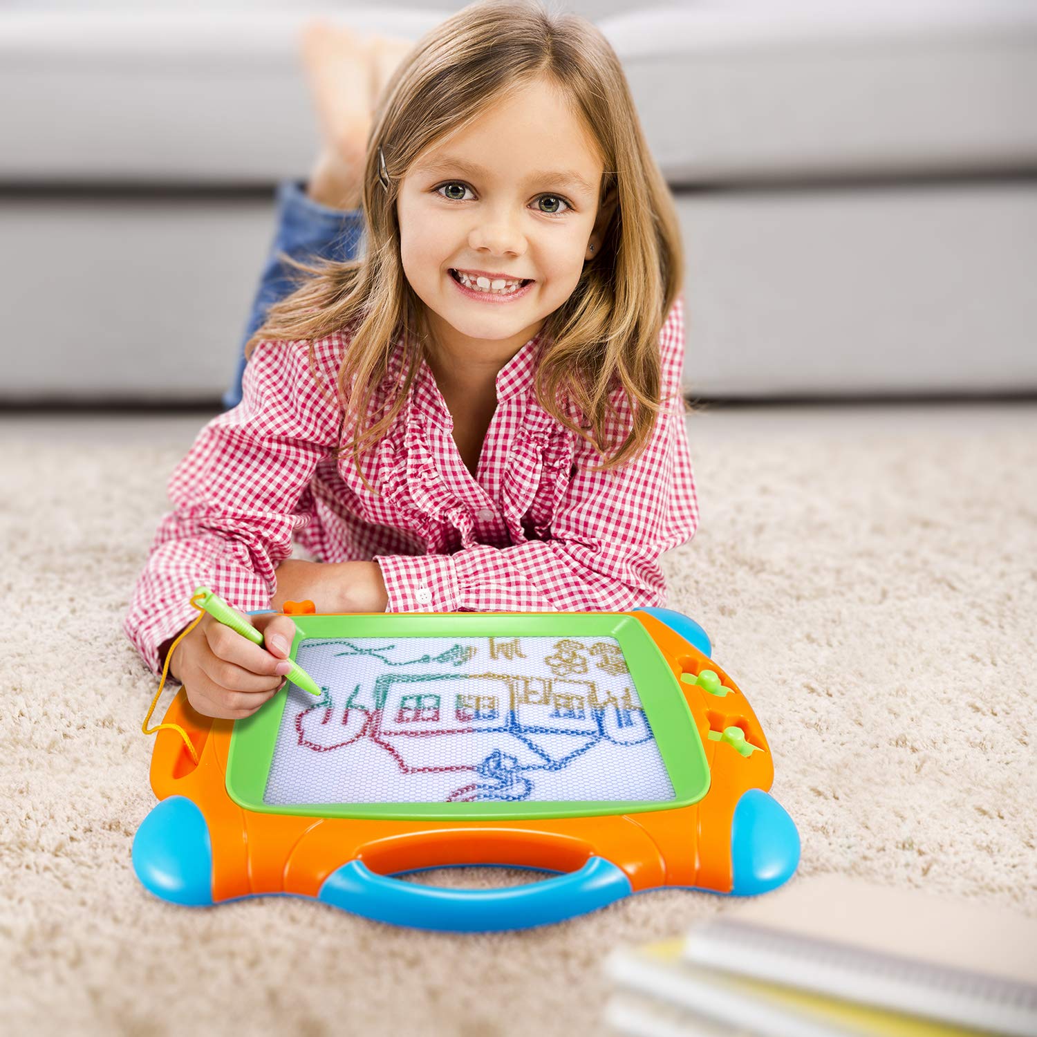 Banne Magnetic Drawing Doodle Board For Kids Toddlers 14inch