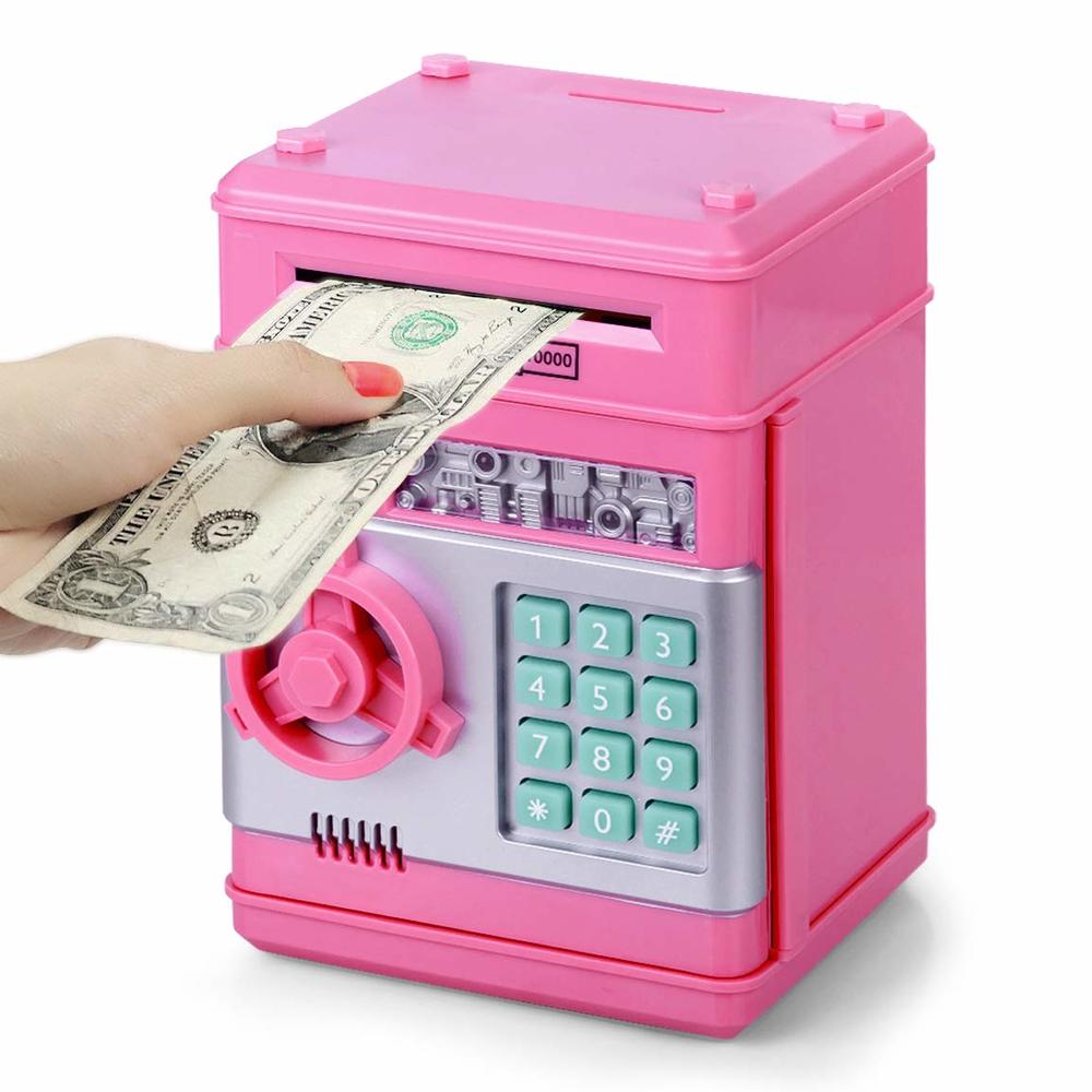 Refasy Children ATM Electronic Coin Money Safe for Kids-Hot