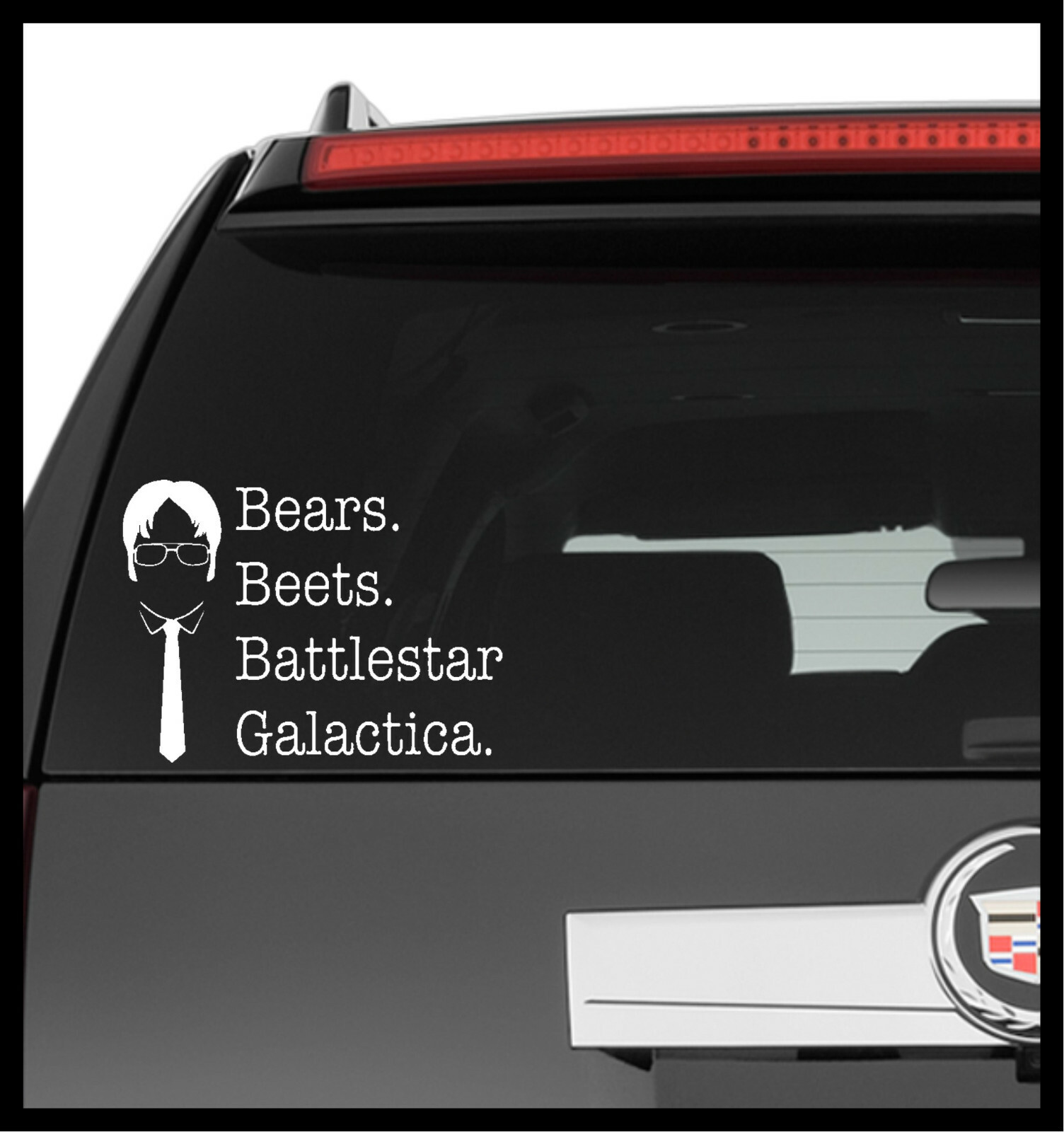 Oracal Vinyl Decal Truck Car Sticker Laptop The Office Dwight Beers Beats Battlestar V2