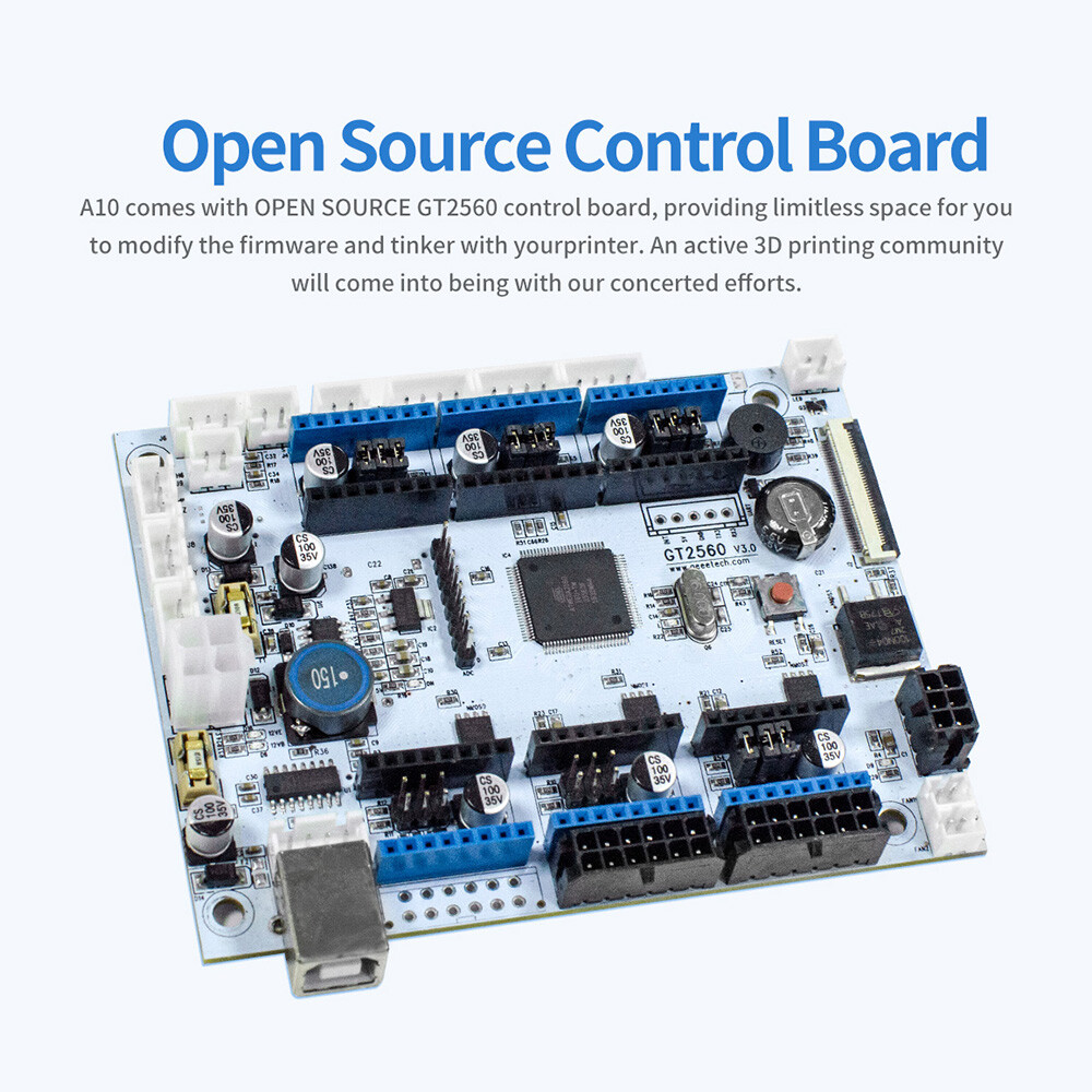 Qmk8661257747070fm Geeetech A10 3d Printer Self Assembled Diy 220 220 260mm Upgraded Version O9a4