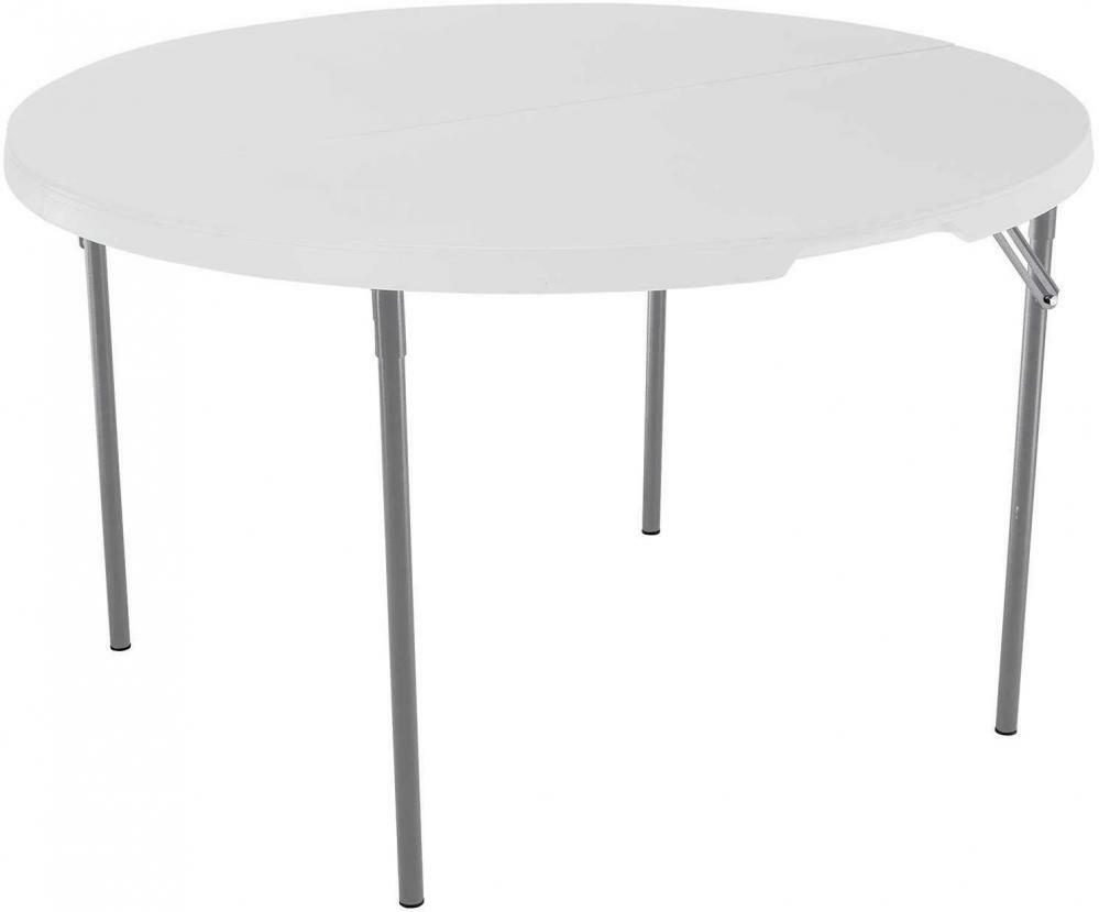 Lifetime 80809 Round Fold In Half Table Almond